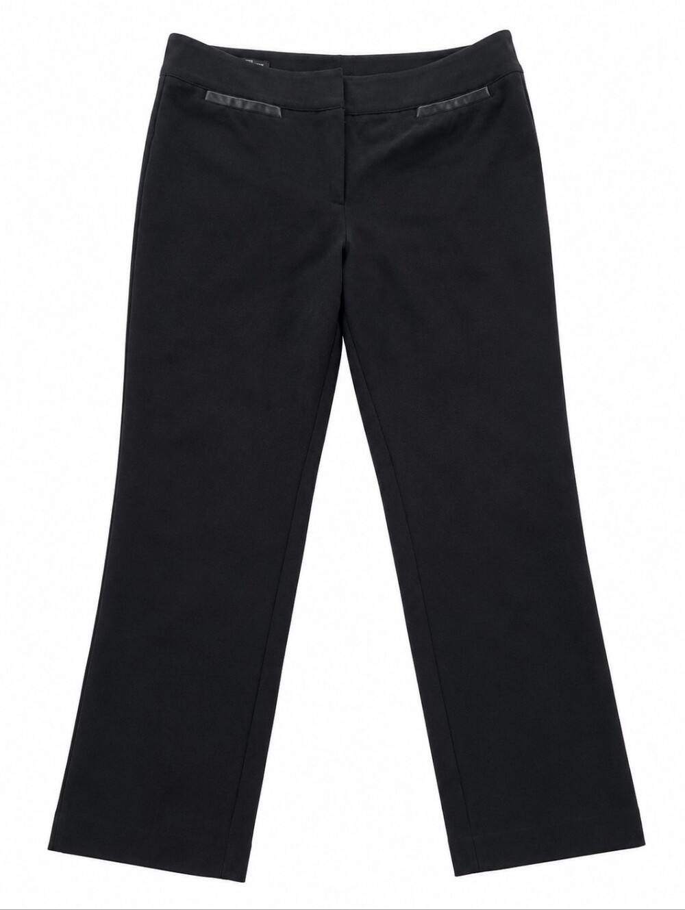 Talbots Signature Black Stretch Capri Pants Women's 8 Petite Career